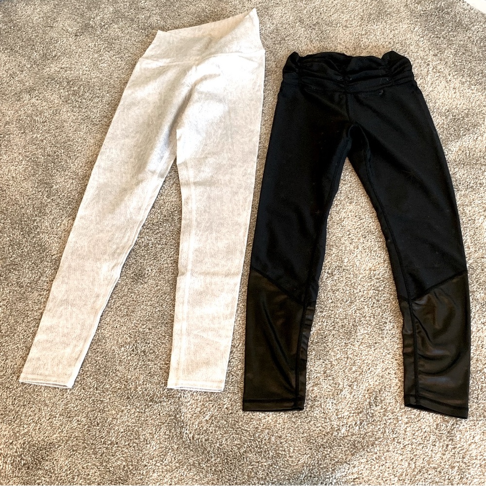 ALO Yoga and Carbon 38 Full length yoga pants